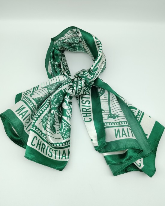 Dark Green Jungle Scarf